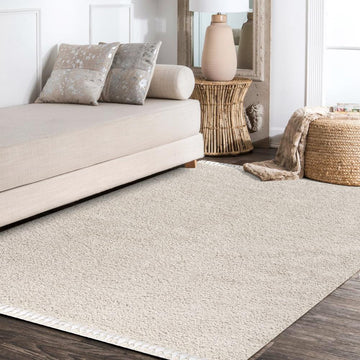 Mercer Shag Plush Tassel Area Rug